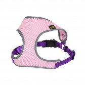  Шлейка из 3D сетки  PRIDE КОМФОРТ для собаки, цвет розовый